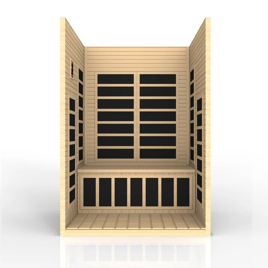 Golden Designs Santiago 2-Person Low EMF Far Infrared Sauna