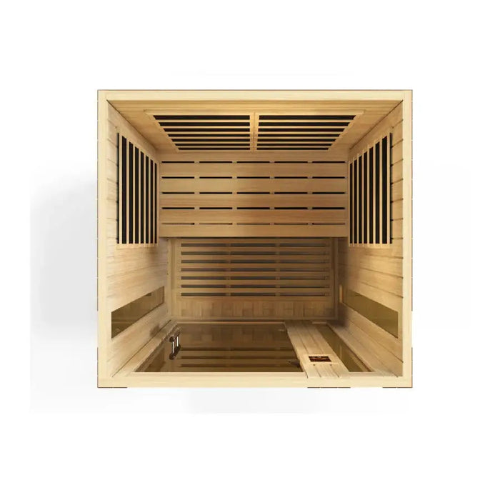 Dynamic Vittoria 2-person Low EMF FAR Infrared Sauna | DYN-6220-01 Golden Designs