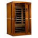 Dynamic Vittoria 2-person Low EMF FAR Infrared Sauna | DYN-6220-01 Golden Designs