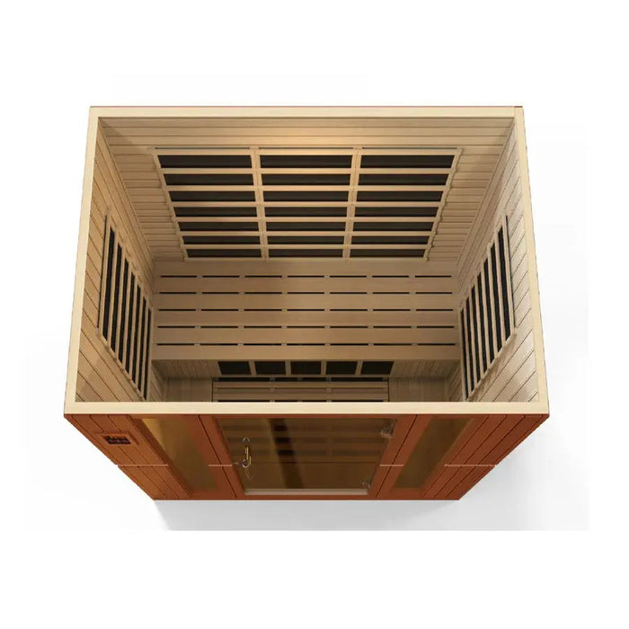 Dynamic Bergamo 4-person Low EMF FAR Infrared Sauna | DYN-6440-01 Golden Designs