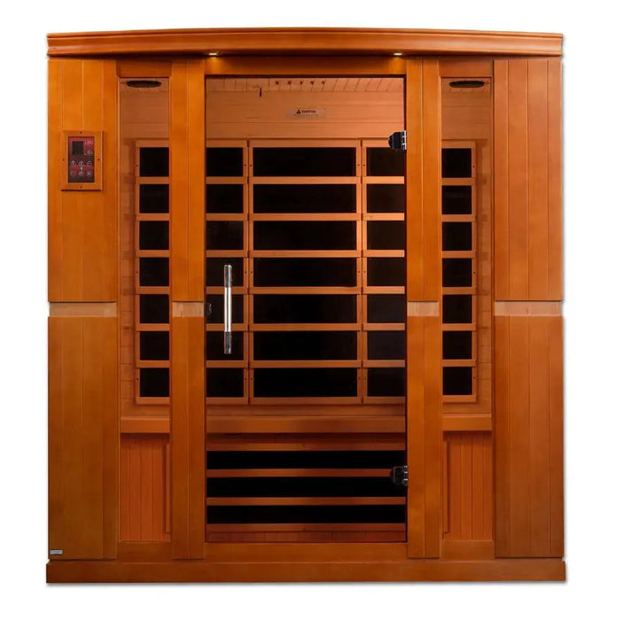 Dynamic Bergamo 4-person Low EMF FAR Infrared Sauna | DYN-6440-01 Golden Designs