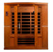 Dynamic Bergamo 4-person Low EMF FAR Infrared Sauna | DYN-6440-01 Golden Designs