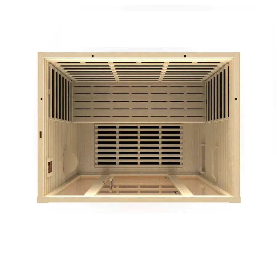 Golden Designs Vila 3-Person Ultra Low EMF Far Infrared Sauna