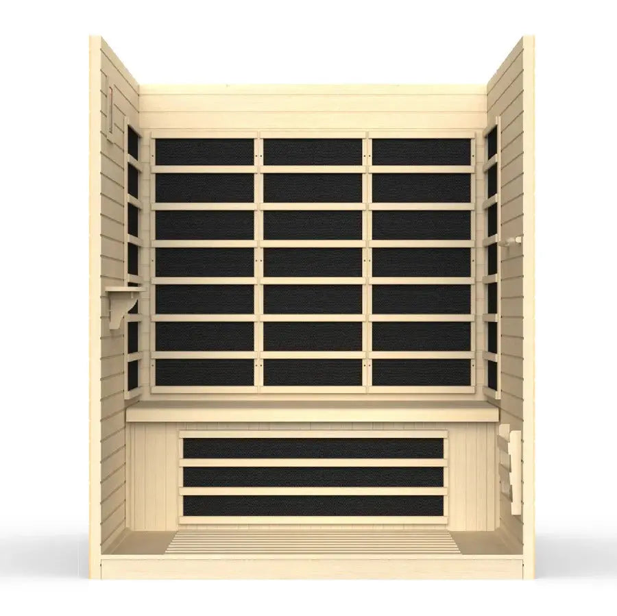 Golden Designs Vila 3-Person Ultra Low EMF Far Infrared Sauna