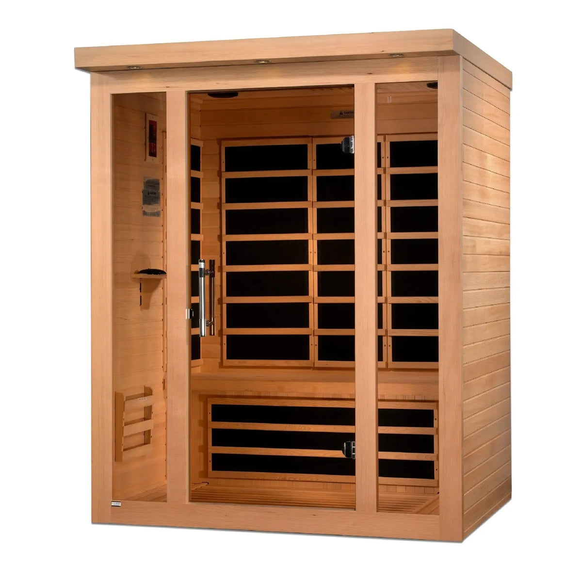 Golden Designs Vila 3-Person Ultra Low EMF Far Infrared Sauna