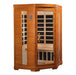 Dynamic Heming Elite 2-person Corner Ultra Low EMF FAR Infrared Sauna | DYN-6225-02 Elite Golden Designs