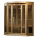 Maxxus 3 Person Corner Low EMF FAR Infrared Sauna Canadian Hemlock | MX-K356-01 Golden Designs