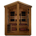 Golden Designs Kaskinen 6-Person Hybrid Outdoor Sauna w/ Full Spectrum Infrared & Harvia Traditional Electric Heater Kit | GDI-8526-01 Golden Designs