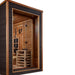 Golden Designs Karlstad 6 Person Hybrid Outdoor Sauna w/ Full Spectrum Infrared & Harvia Traditional Electric Heater Kit | GDI-8226-01 Golden Designs