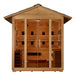 Golden Designs Gargellen 5-Person Hybrid Outdoor Sauna w/ Full Spectrum Infrared & Harvia Traditional Electric Heater Kit | GDI‐8125‐01 Golden Designs