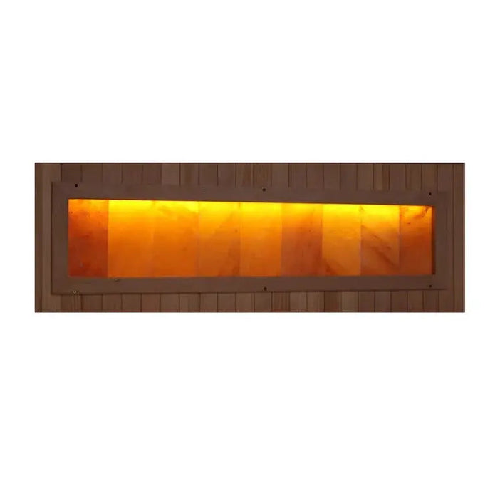 Golden Designs 3-Person Reserve Edition Sauna Full Spectrum with Himalayan Salt Bar | GDI-8230-01 Golden Designs