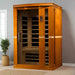 Dynamic Vittoria 2-person Low EMF FAR Infrared Sauna | DYN-6220-01 Golden Designs