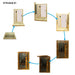 Dynamic Vittoria 2-person Low EMF FAR Infrared Sauna | DYN-6220-01 Golden Designs