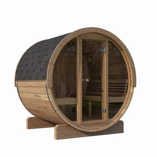 SaunaLife 6 Person E8G ERGO Series Barrel Sauna Saunalife