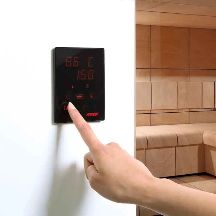 Harvia Virta Combi HL80SA Steamer & 8 KW Electric Sauna Heater Package Harvia