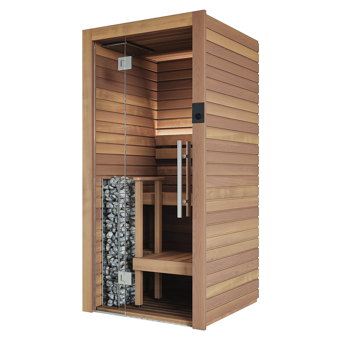 HUUM CLIFF Mini 3.5kW 240V Electric Heater Package w/ UKU Wifi Controller and Stones