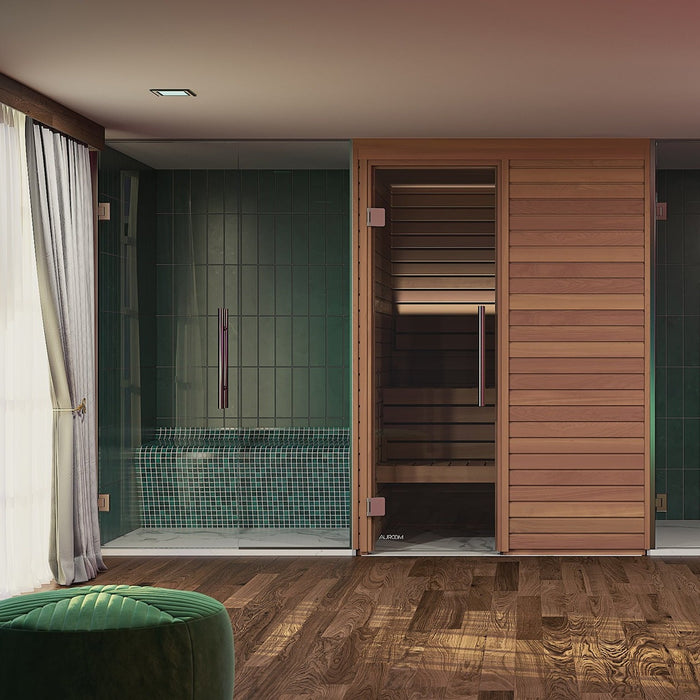 Auroom Cala Wood 2-Person Traditional Indoor Sauna