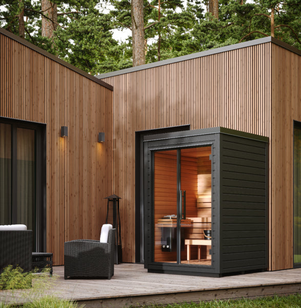 Auroom Mira 1-2 Person Outdoor Traditional Sauna