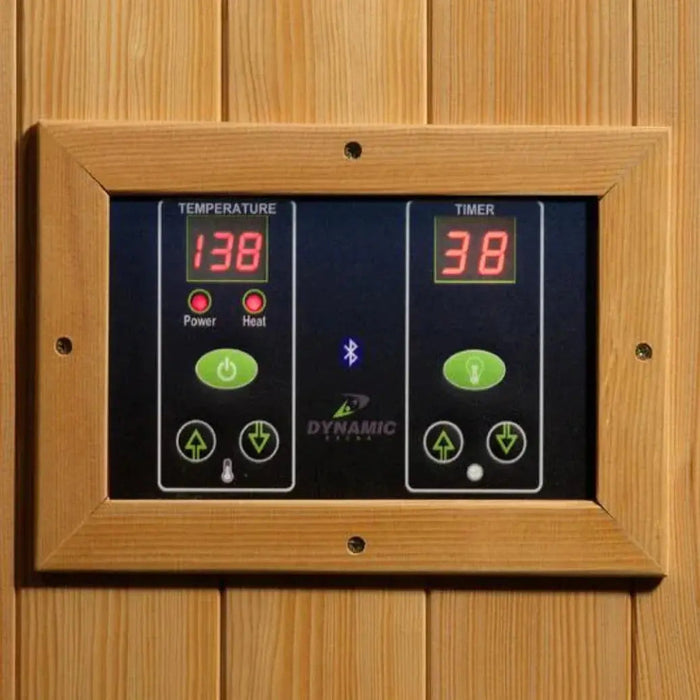 Dynamic Gracia Elite 1-2 Person Ultra Low EMF FAR Infrared Sauna Golden Designs