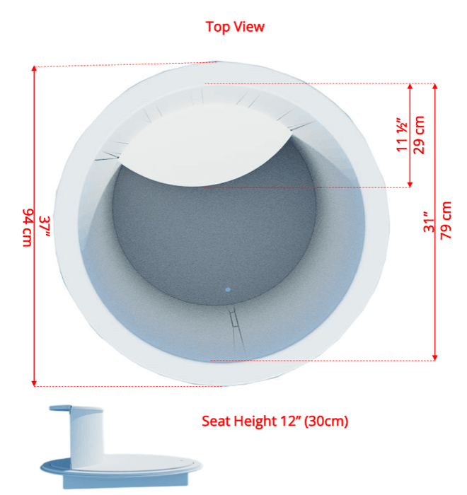 Dundalk Leisurecraft The Baltic Cold Plunge Tub | CT33BP