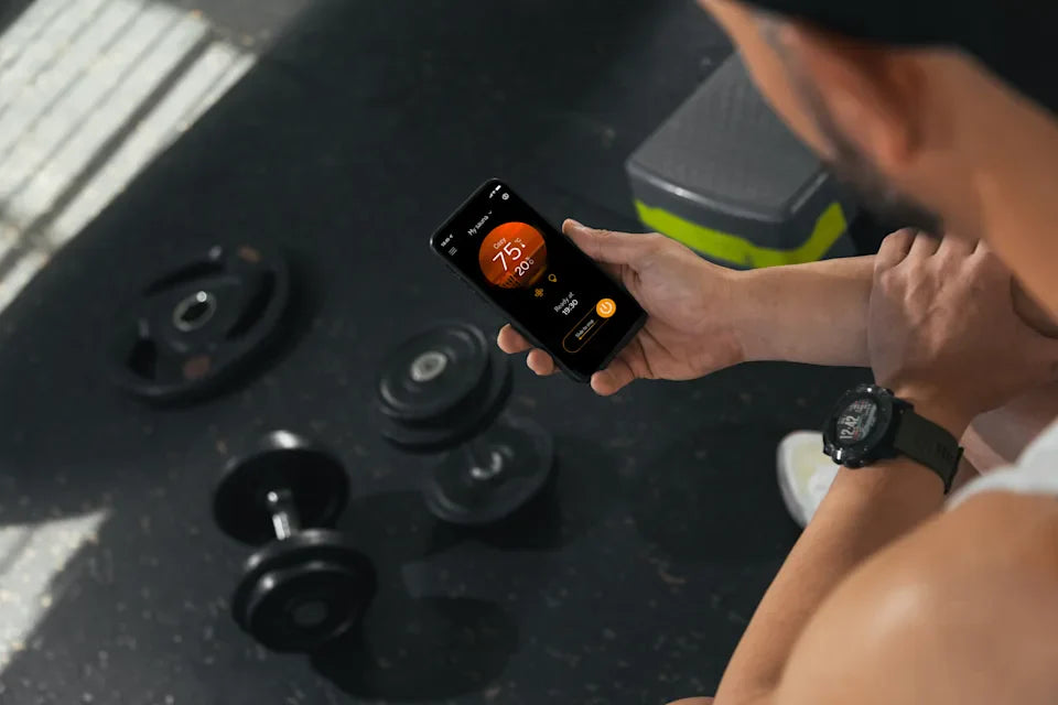 Harvia Fenix Digital Sauna Heater Control w/ WiFi and Power Unit and Temp/Humidity Sensor Kit | FX30-U1-U3-XC /  FX45-U1-U3-XC