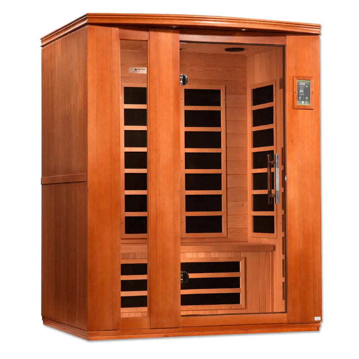 Dynamic Lugano 3-Person Ultra Low EMF FAR Infrared Sauna | DYN-6336-02 Elite Golden Designs