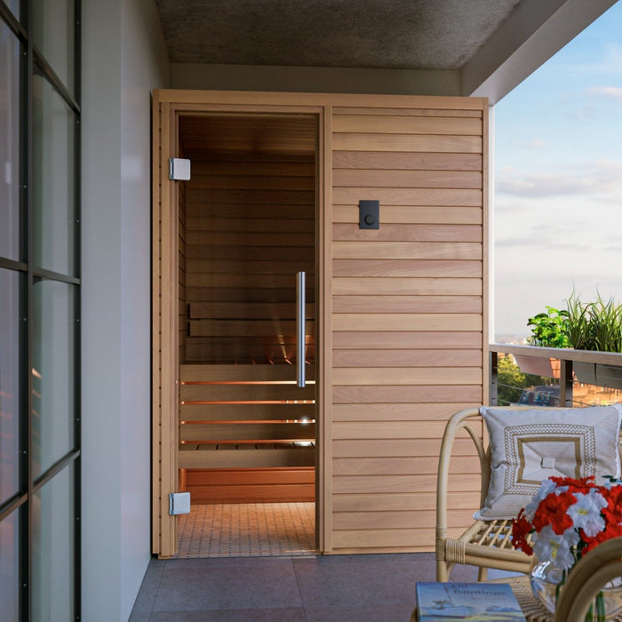 Auroom Cala Wood 2-Person Traditional Indoor Sauna