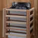 Golden Designs Kaarina 6-Person Red Cedar Outdoor Sauna & Harvia Traditional Electric Heater Kit | GDI-8506-01 Golden Designs