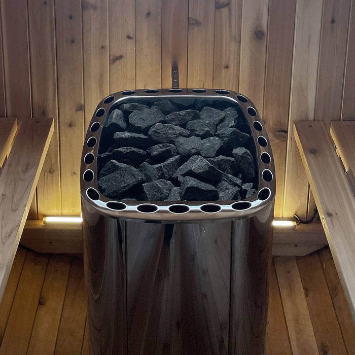 Harvia Club 240V/208V Electric Sauna Heater Package w/ Digital Controller and Wifi and Stones