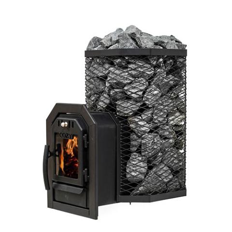 Cozy Heat 12kW Thru-Wall Wood Burning Sauna Stove