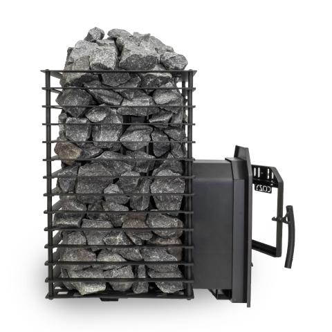 Cozy Heat Quattro 18kW Thru-Wall Wood Burning Sauna Stove
