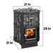 Harvia Legend 150 16 kW Wood Burning Sauna Heater Harvia