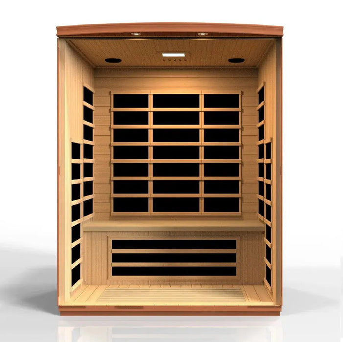 Dynamic Lugano 3-Person Ultra Low EMF FAR Infrared Sauna | DYN-6336-02 Elite Golden Designs