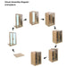 Dynamic Santiago 2-person Low EMF FAR Infrared Sauna | DYN-6209-01 Golden Designs