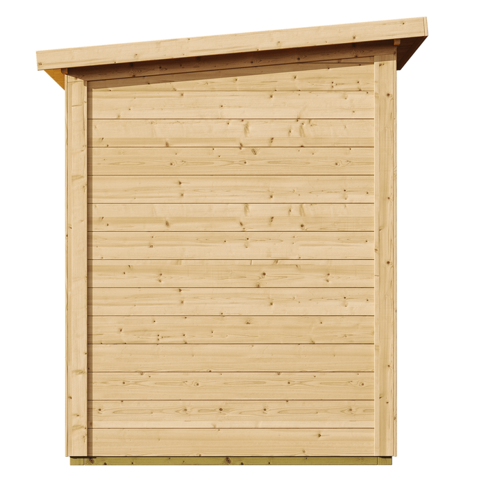 SaunaLife 4-Person Outdoor Traditional Cabin Sauna | Model G2