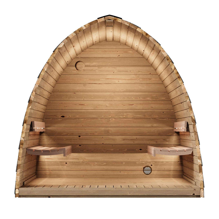 SaunaLife 4-Person Outdoor Traditional Pod Sauna | Model G3