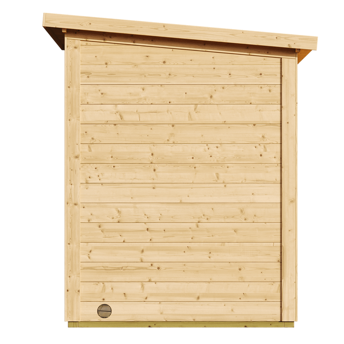 SaunaLife 4-Person Outdoor Traditional Cabin Sauna | Model G2