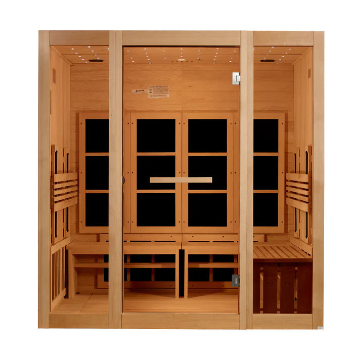 Golden Designs 8-person Full Spectrum Near Zero EMF Infrared Sauna | GDI-6880-03 FS