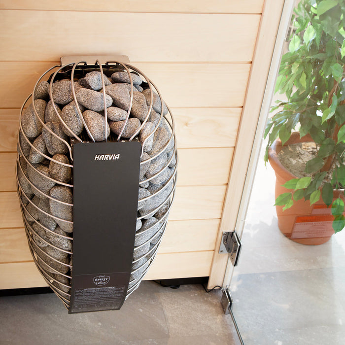Harvia Spirit 240V Electric Heater Package w/ Digital Controller and Wifi and Stones