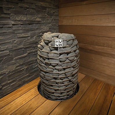 HUUM HIVE MINI 240V Electric Sauna Heater Package w/ UKU Wifi Controller and Stones