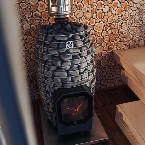 HUUM HIVE Flow 9.8kW Wood Burning Sauna Stove