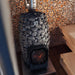 HUUM HIVE Flow Mini LS Wood-Burning Sauna Stove With Firebox Extension, 8.5kW HUUM