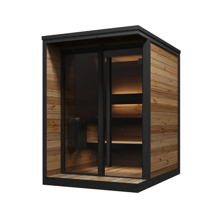 SaunaLife 4 Person Outdoor Traditional Sauna | Model GL4