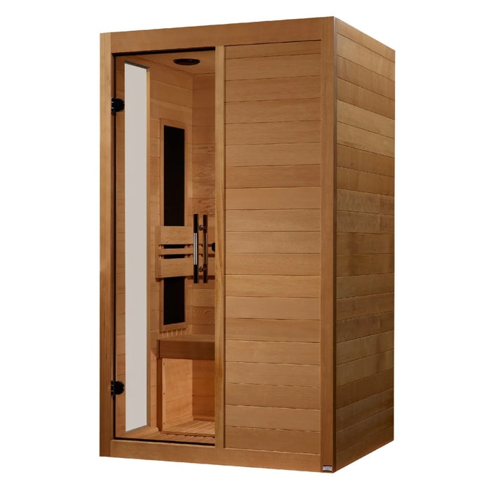 Dynamic Lucca Elite 2-Person Ultra Low EMF FAR Indoor Infrared Sauna + Red Light Therapy | DYN-6215-05 Elite