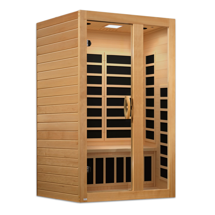 Dynamic Serena 2-person Low EMF FAR Indoor Infrared Sauna + Red Light Therapy | DYN-6229-01
