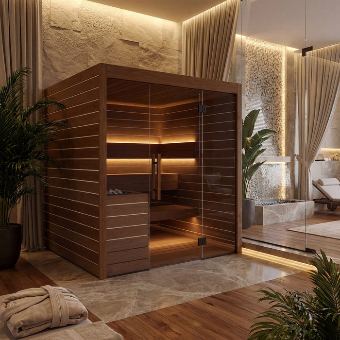 Auroom Lumina 3-4 Person Indoor Traditional Sauna