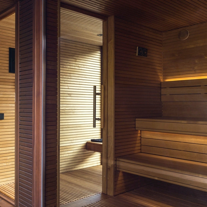 Auroom Natura 5-Person Outdoor Traditional Sauna with Changeroom