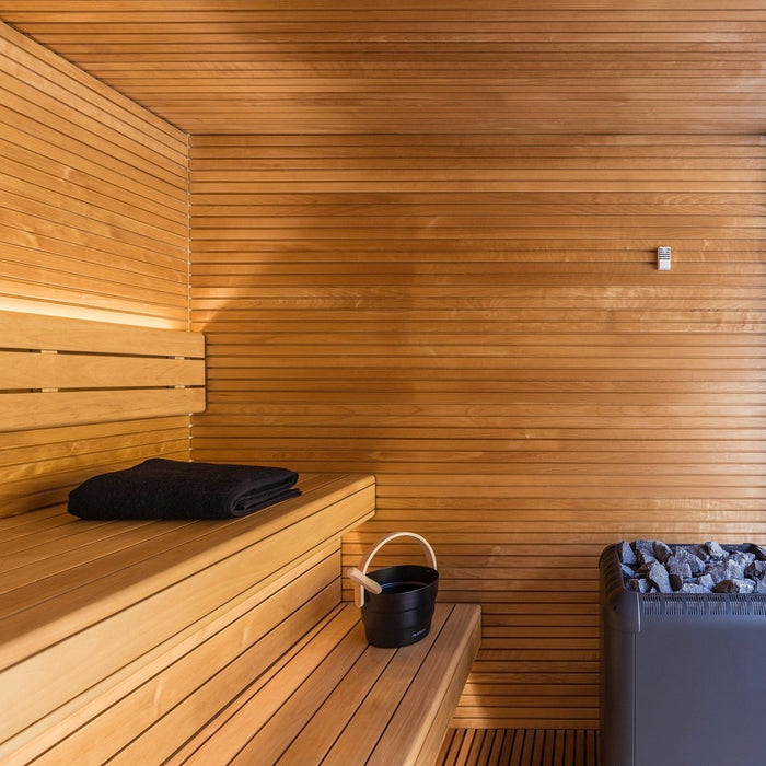 Auroom Natura 5-Person Outdoor Traditional Sauna with Changeroom