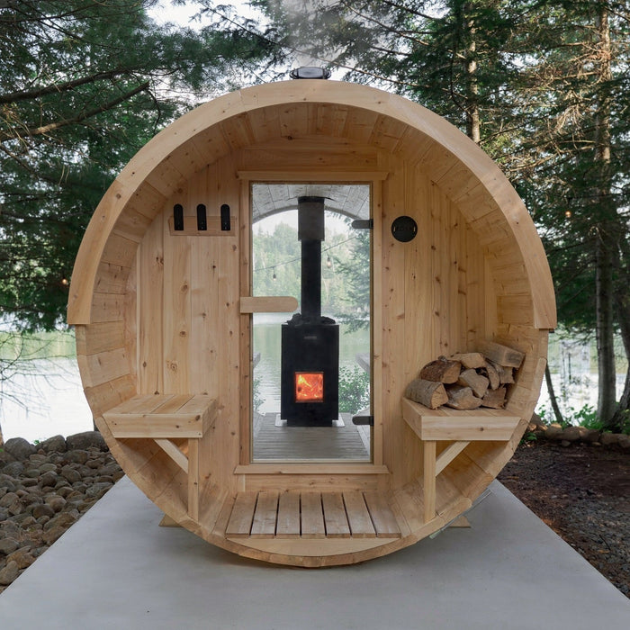 Harvia Linear 22 GreenFlame 15.7kW Wood Burning Sauna Stove | WKLI22GM