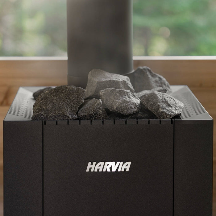 Harvia Linear 22 GreenFlame 15.7kW Wood Burning Sauna Stove | WKLI22GM
